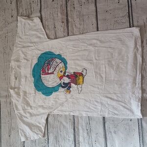 Budweiser Budman in Balloon Vintage 60's 70's Single Stitch Tee shirt S